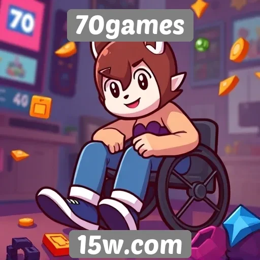 Acessibilidade e inclusão no site 70games